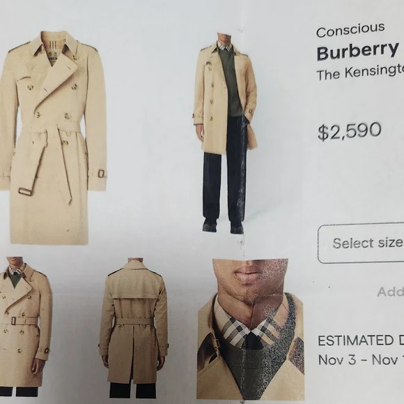 Men's Burberry Trench - Picture 1 of 8